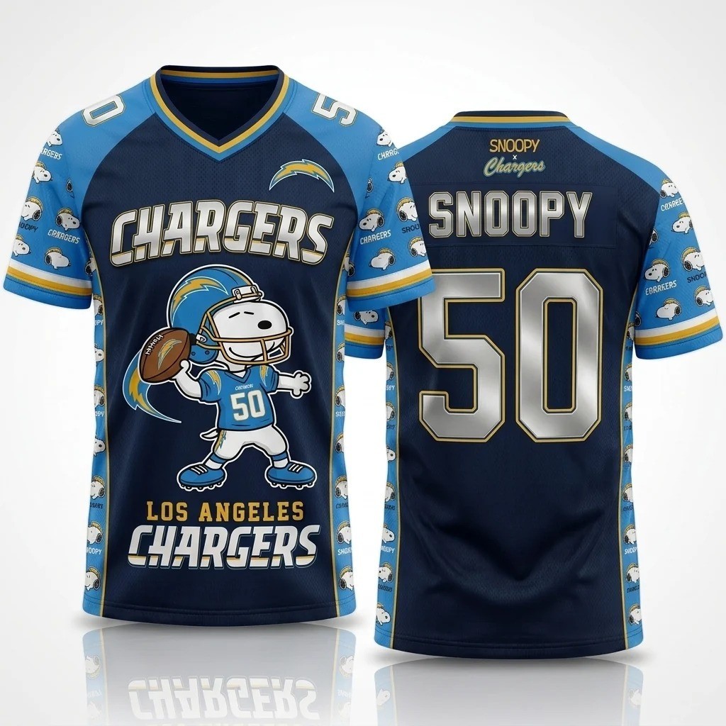 Musemora - Unisex Los Angeles Chargers Jersey - Game Day Football