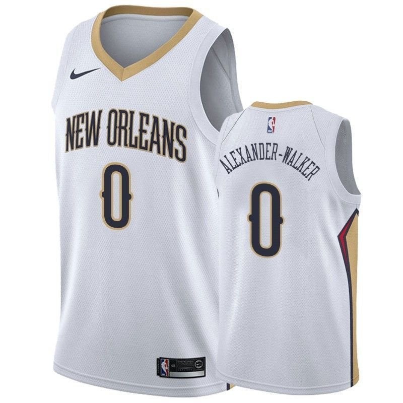 Men's New Orleans Pelicans Nickeil Alexander-Walker #0 Association Jersey