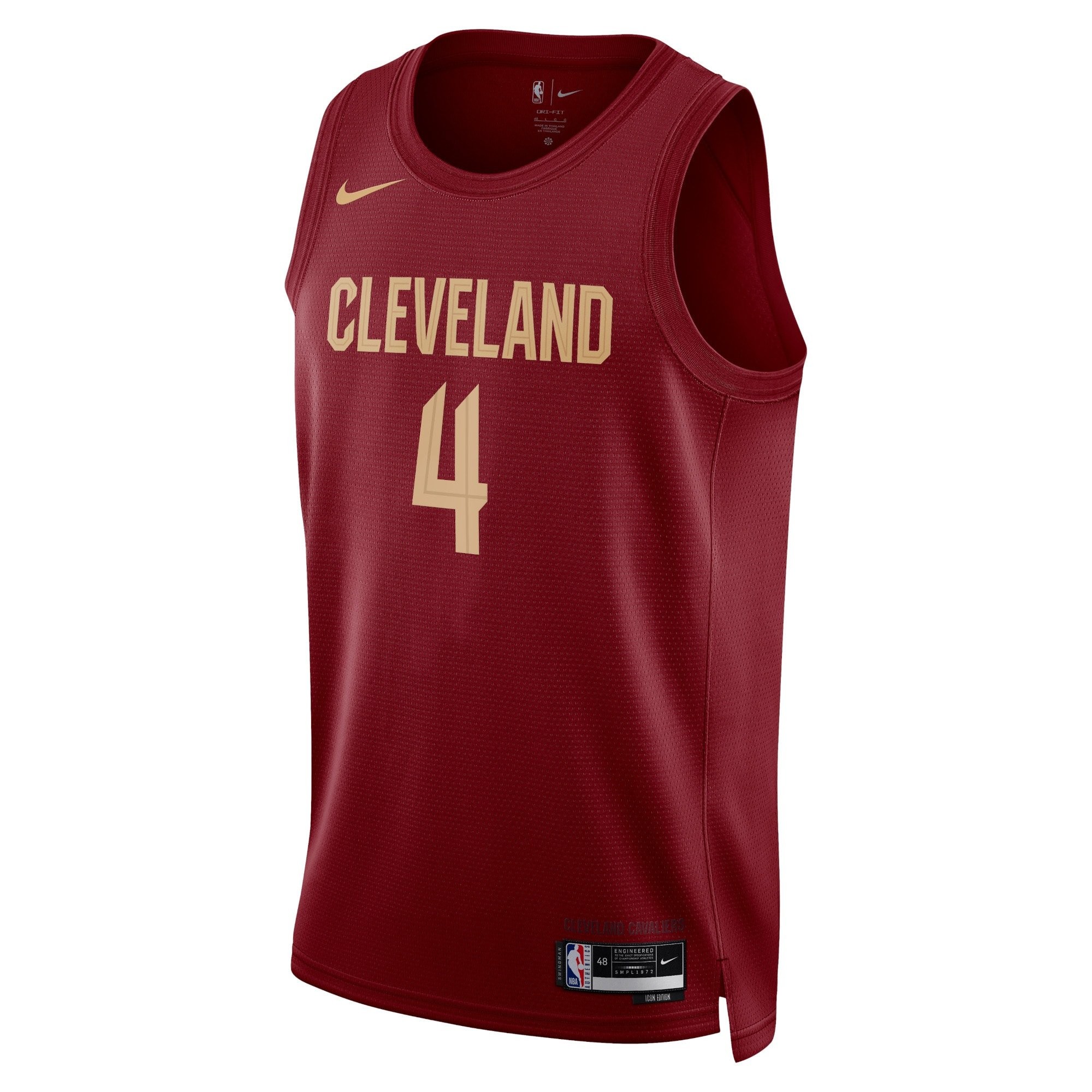 Cleveland Cavaliers Icon Edition Swingman Jersey Maroon Evan Mobley Unisex