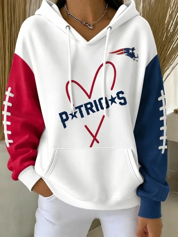 Musemora - Unisex New England Patriots Hoodie - Game Day Football