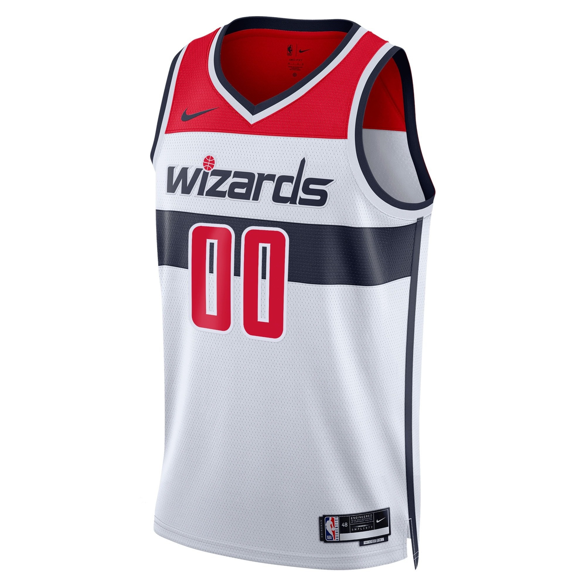 Washington Wizards Association Swingman Custom Jersey Unisex Multicolor
