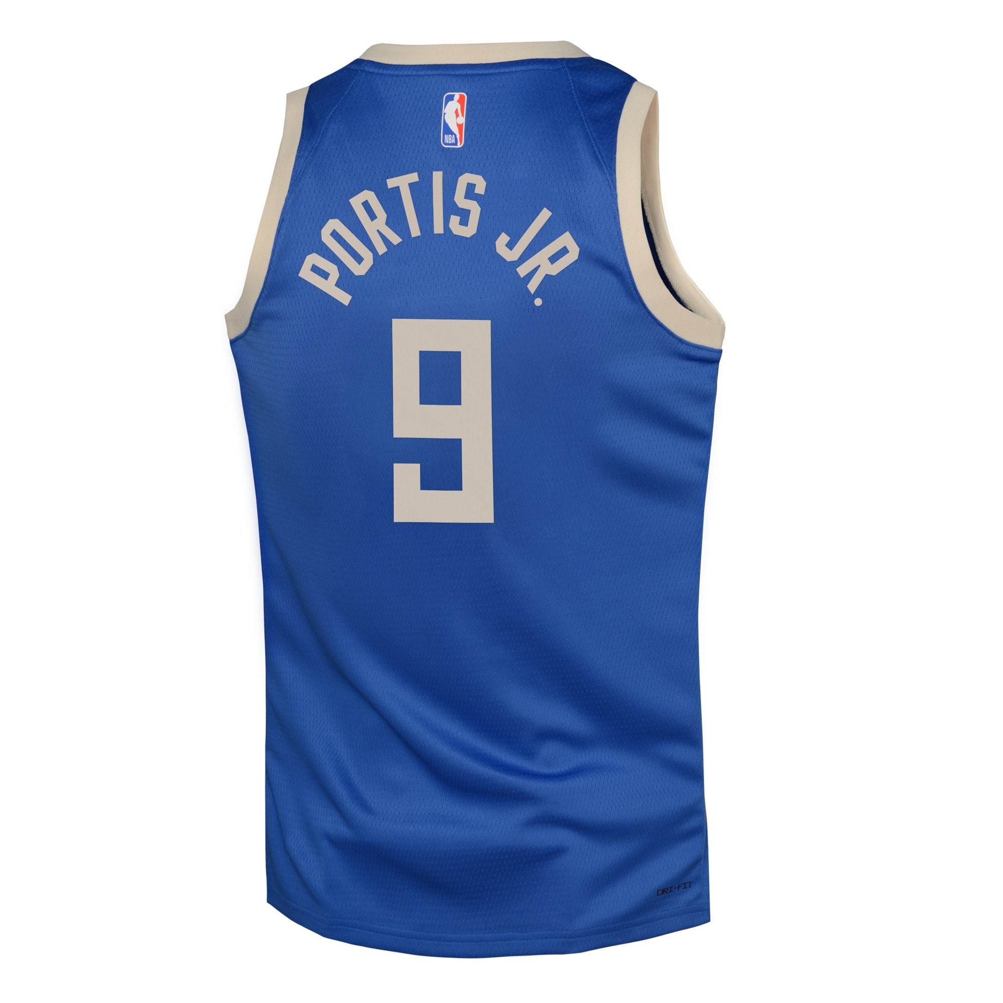 Milwaukee Bucks City Edition Swingman Jersey 2024 Royal Bobby Portis Jr Youth - Image 3