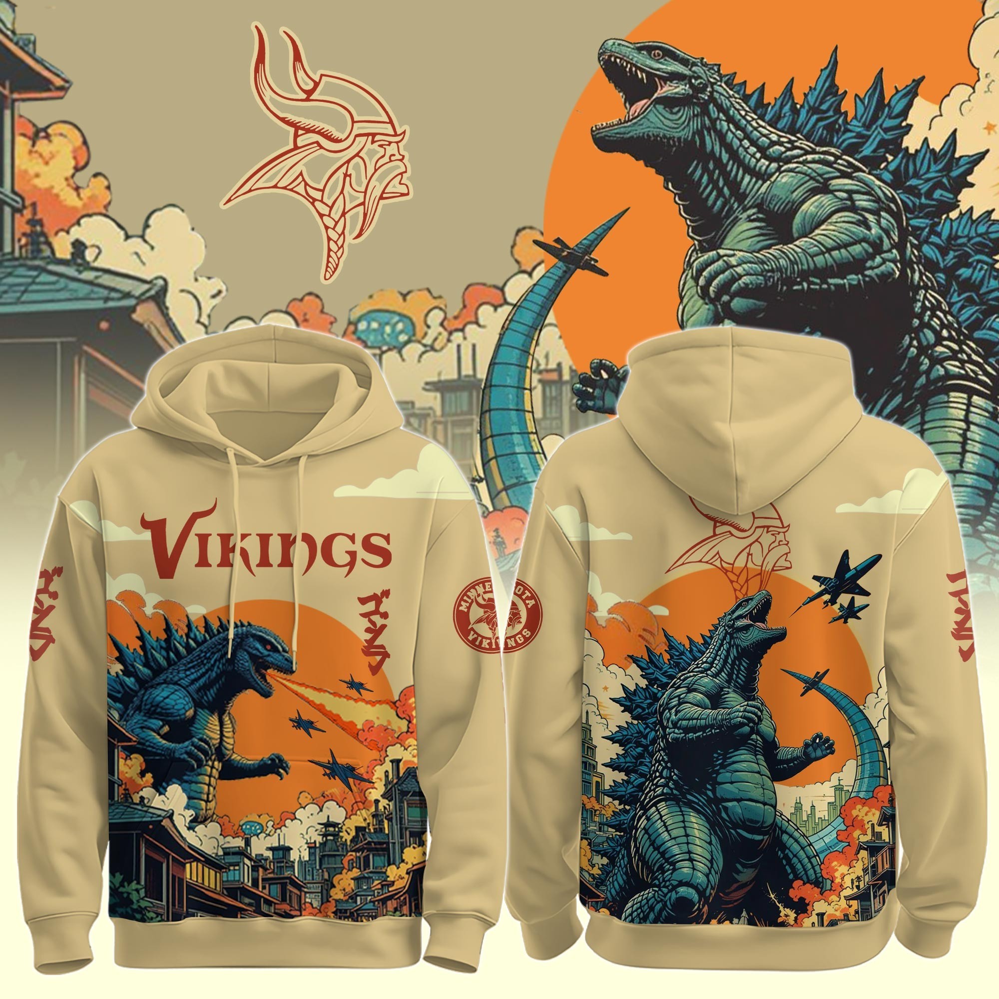 Musemora - Unisex Minnesota Vikings Hoodie
