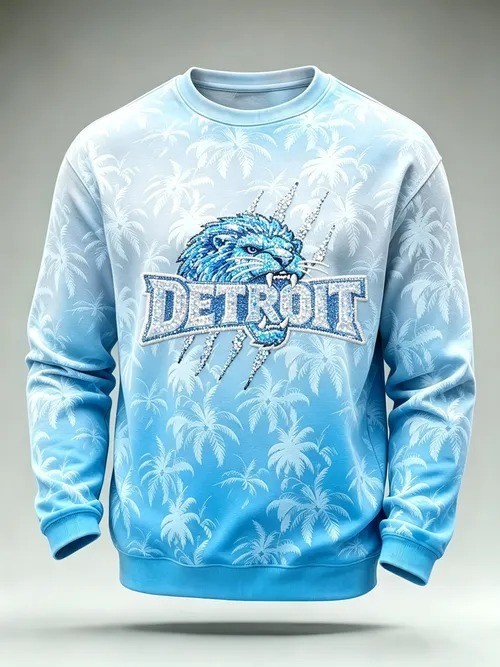 Musemora - Unisex Detroit Lions Sweatshirt - Football