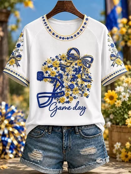 Musemora - Unisex Los Angeles Rams T-Shirt - Game Day Football