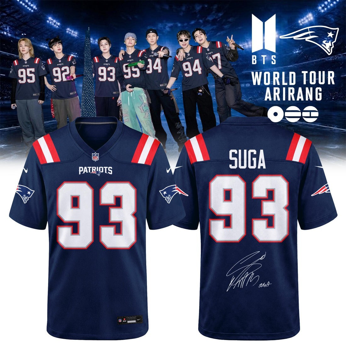 Musemora - Unisex New England Patriots Jersey
