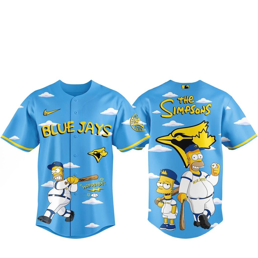 Toronto Blue Jays x The Simpsons Wonderbat 2026 Baseball Jersey