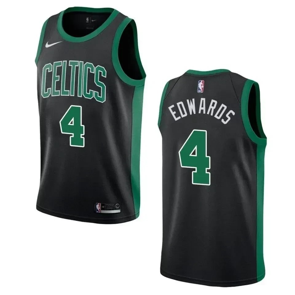 Men's Boston Celtics Carsen Edwards Statement Swingman Jersey Black S-3XL