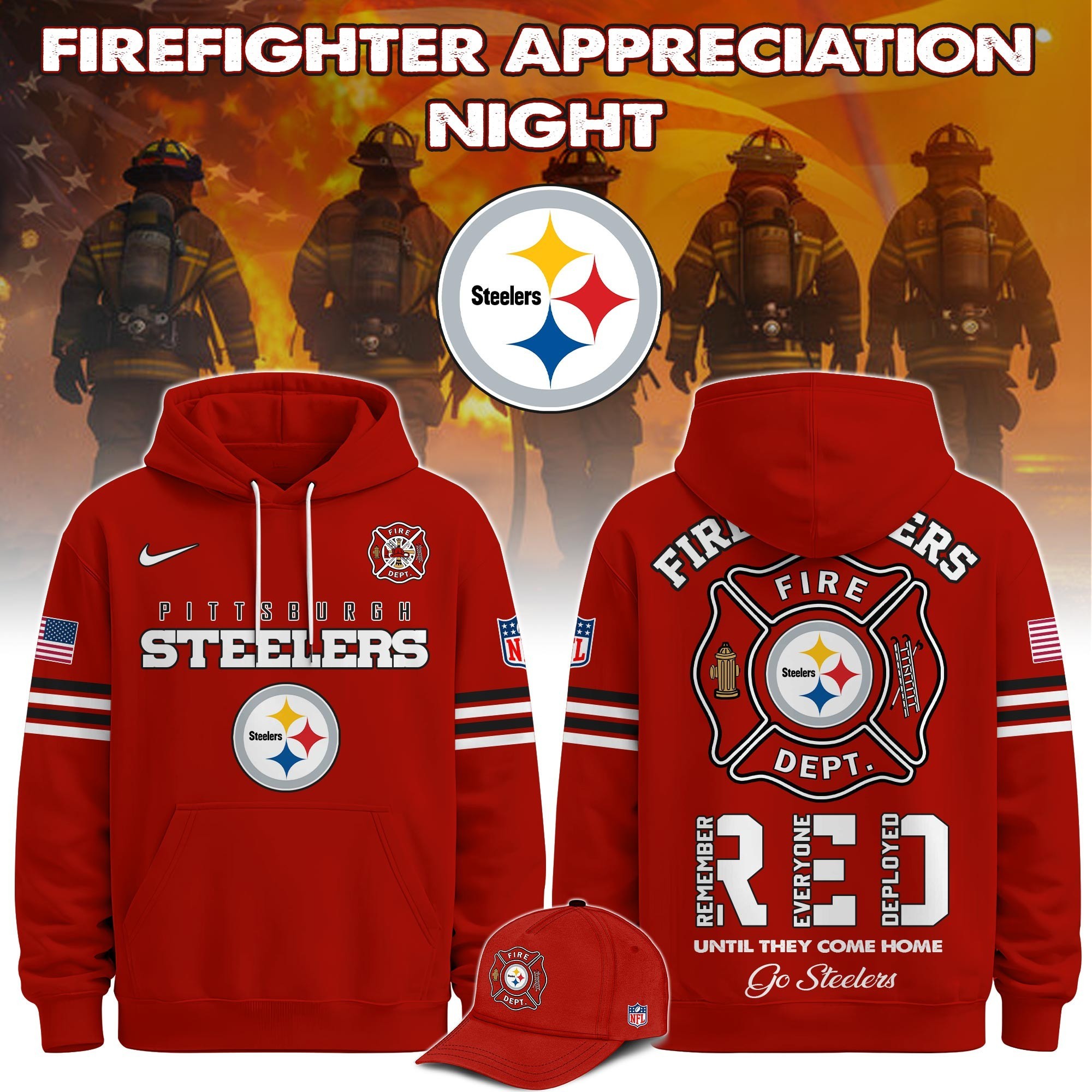 Musemora - Unisex Pittsburgh Steelers Hoodie