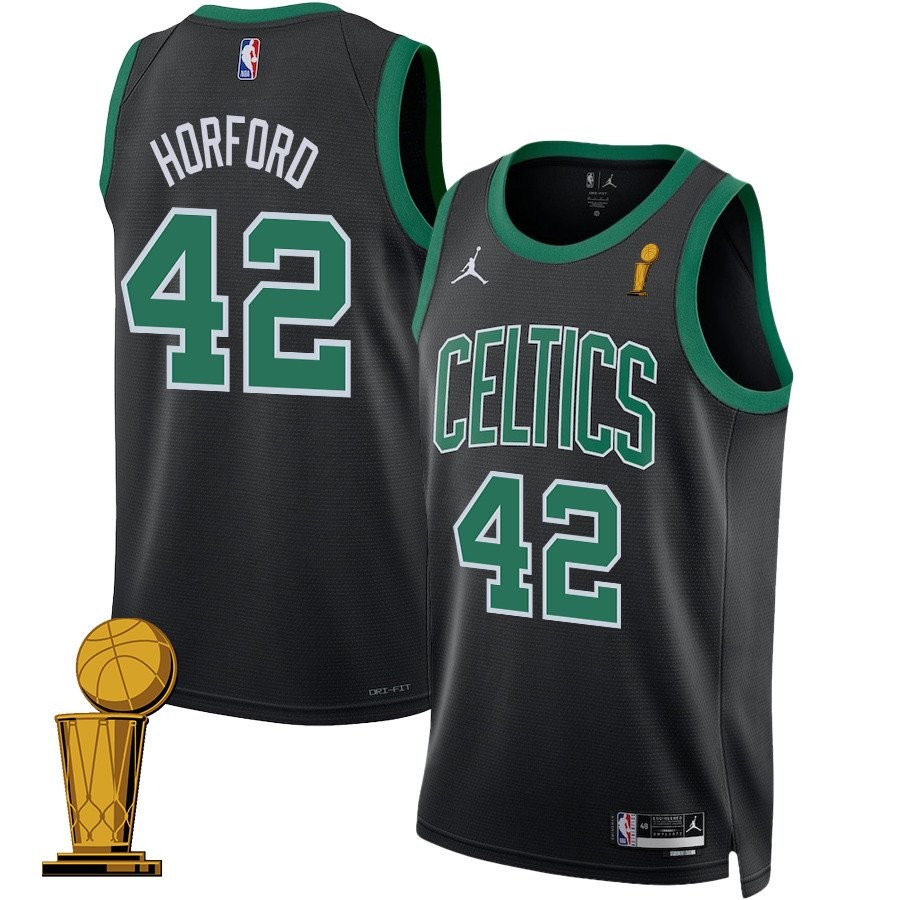 Al Horford 42 Boston Celtics 2024 Finals Champions Swingman Jersey Statement Edition Black