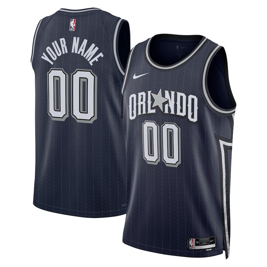 Orlando Magic 2023/24 City Edition Swingman Custom Jersey Navy Unisex