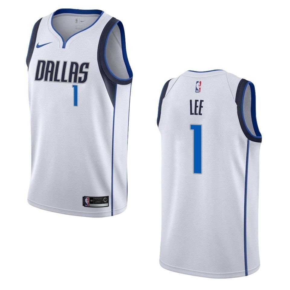 Men's Dallas Mavericks Courtney Lee Association Swingman Jersey White