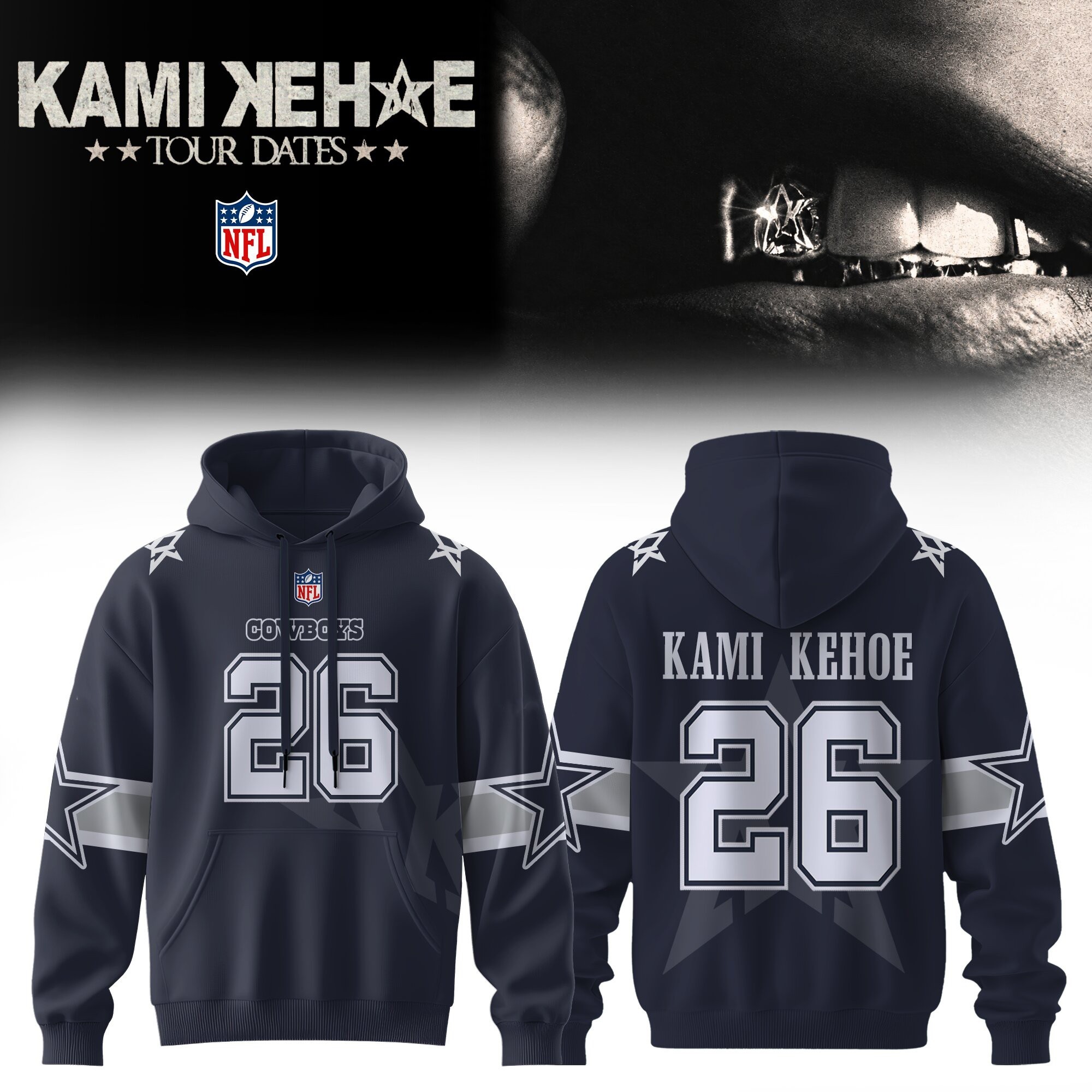 Musemora - Unisex Dallas Cowboys Hoodie - Football