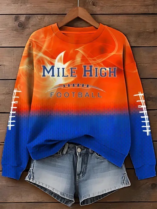 Musemora - Unisex Denver Broncos Sweatshirt - Football
