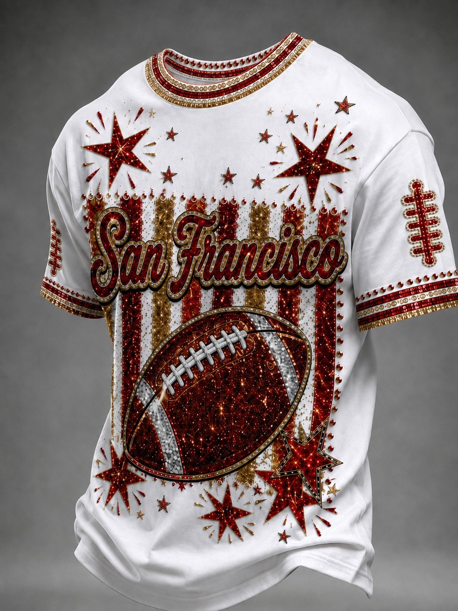 Musemora - Men's San Francisco 49ers T-Shirt - Football