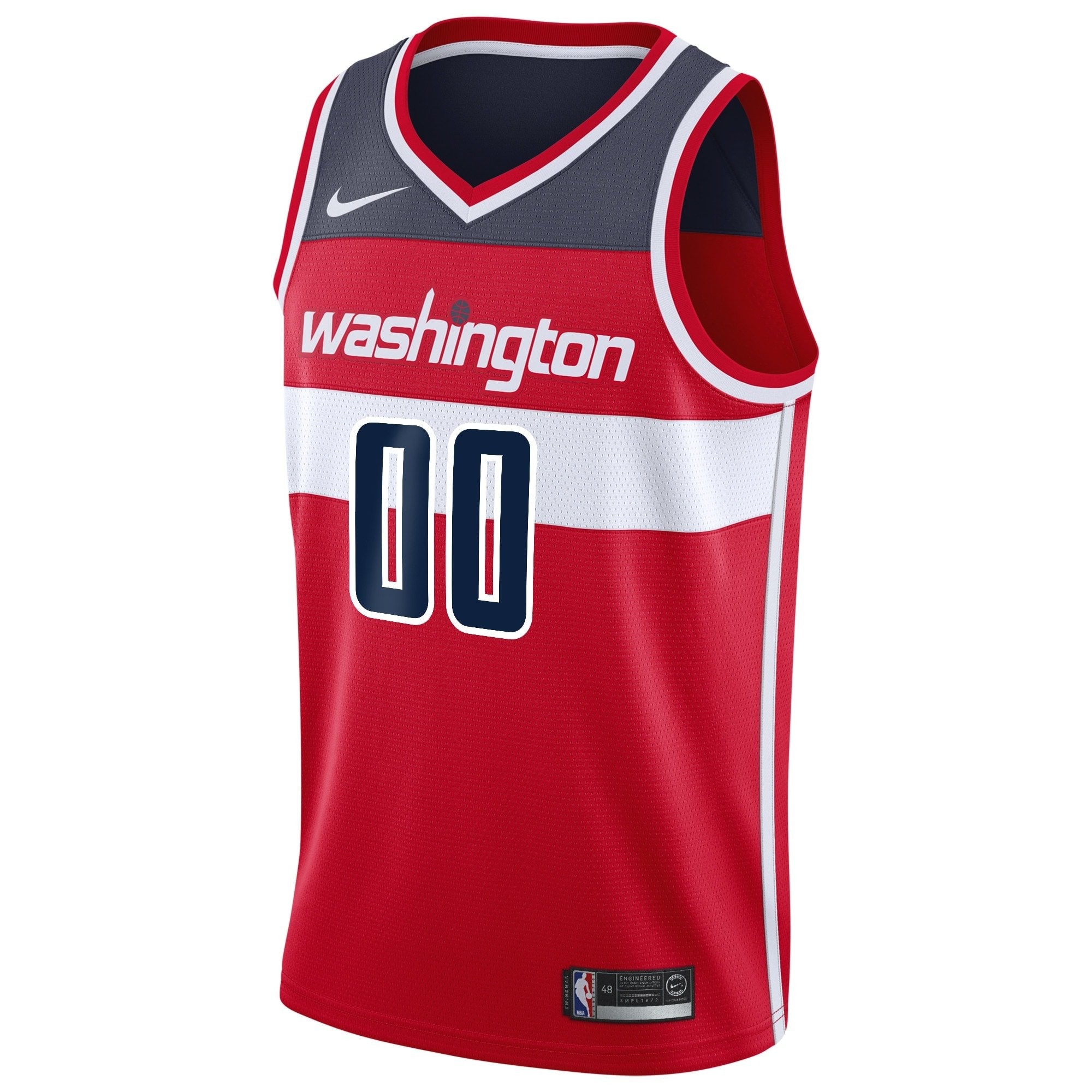 Washington Wizards Icon Edition Swingman Jersey Red Custom Youth