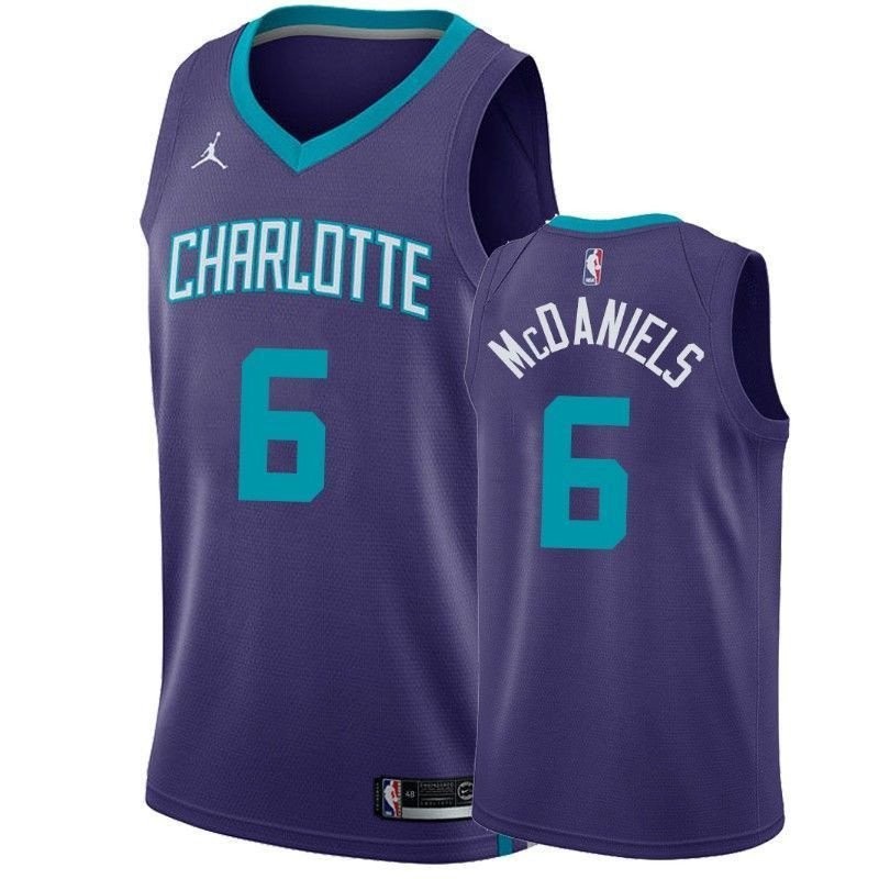 Men's Charlotte Hornets Jalen McDaniels #6 Statement Jersey Multicolor
