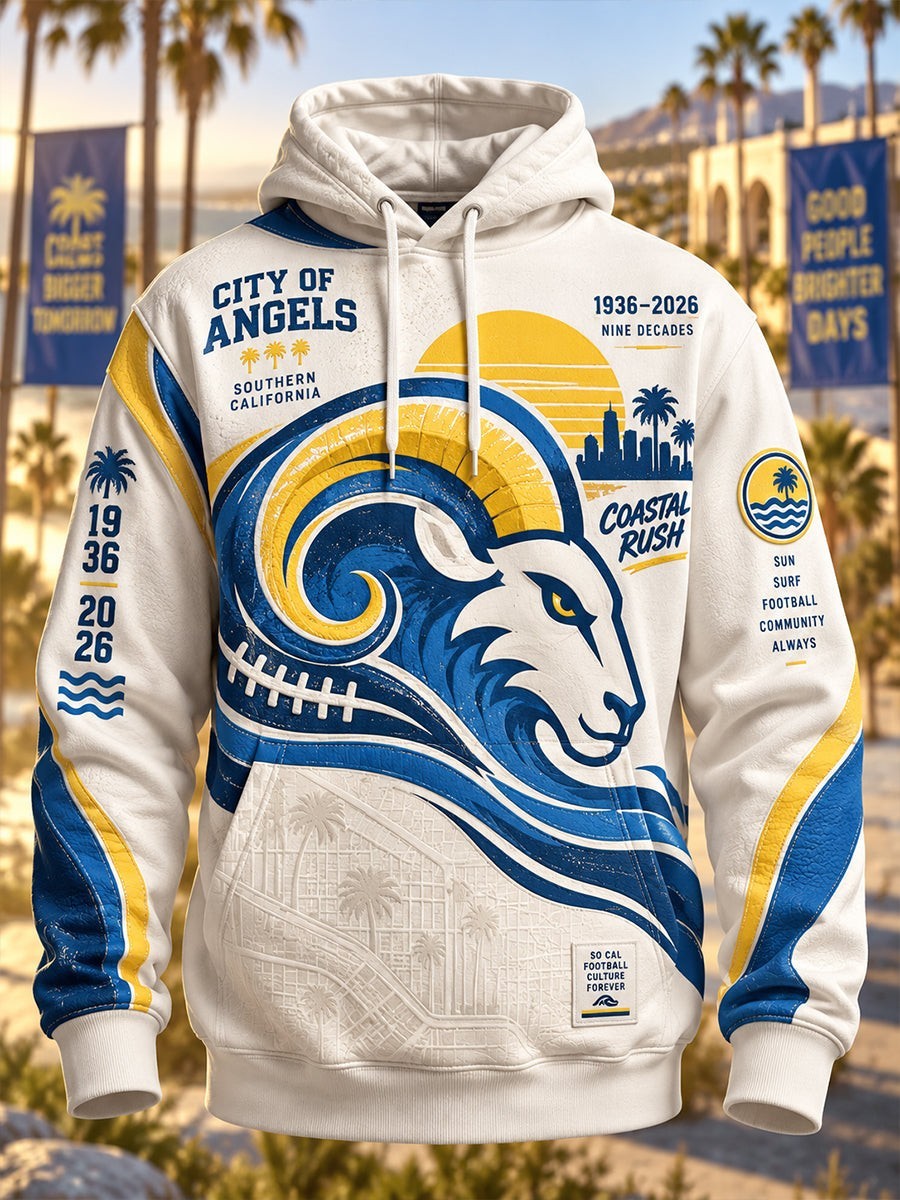 Musemora - Unisex Los Angeles Rams Hoodie - Game Day Football