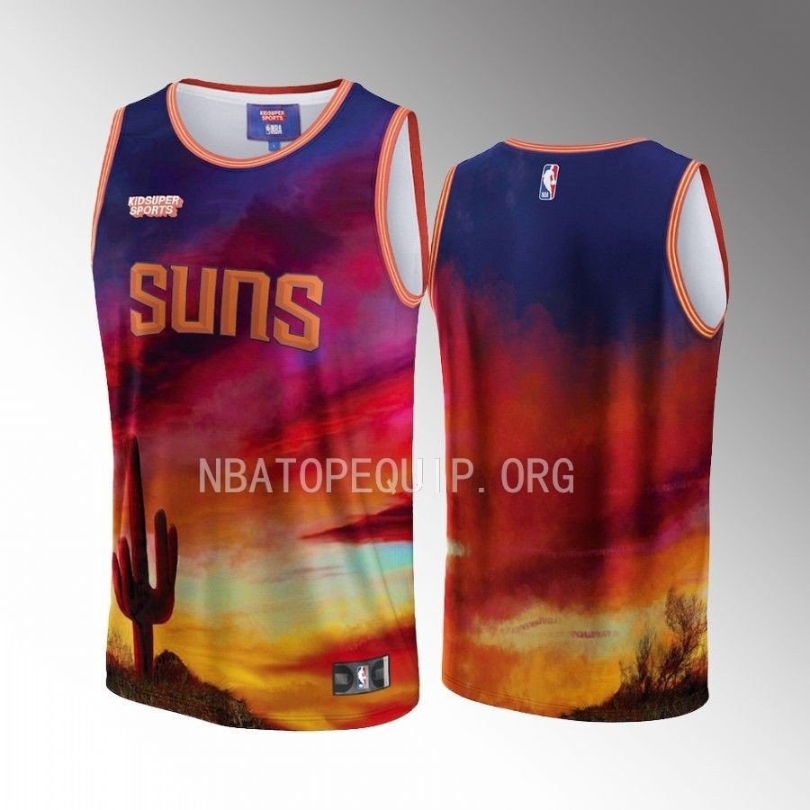 Phoenix Suns NBA & KidSuper Studios Unisex Multicolor Hometown Jersey