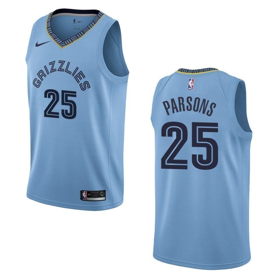 Men's Memphis Grizzlies Chandler Parsons #25 Statement Swingman Jersey Blue