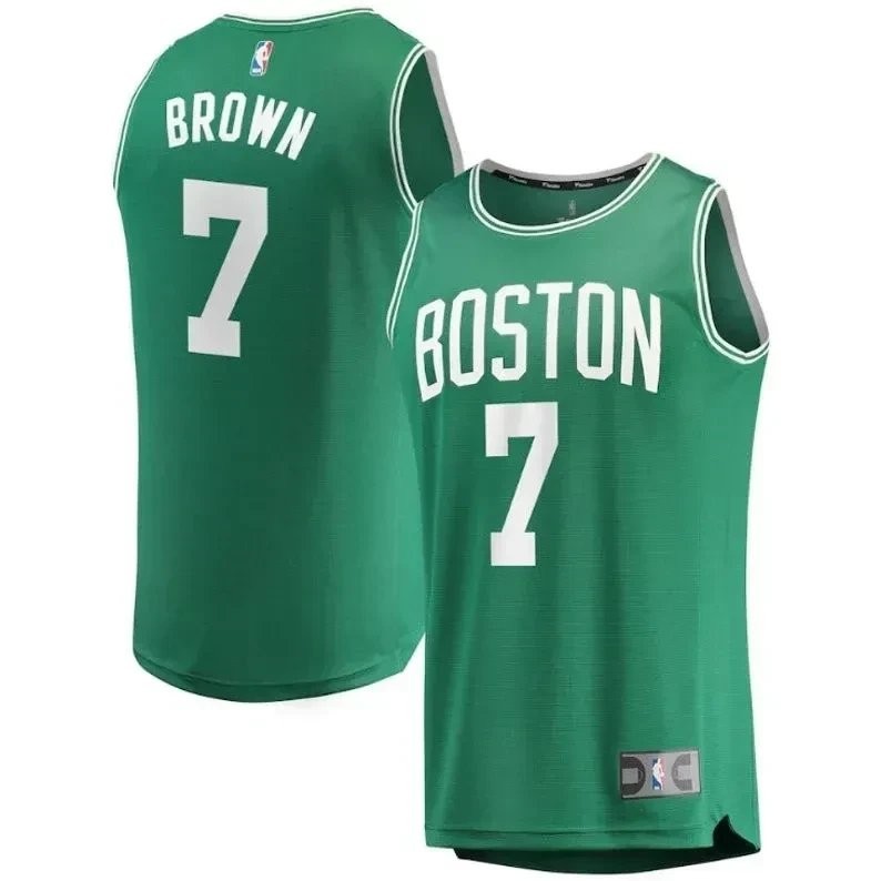 Men's Boston Celtics Jaylen Brown #7 Multicolor Jersey S-3XL