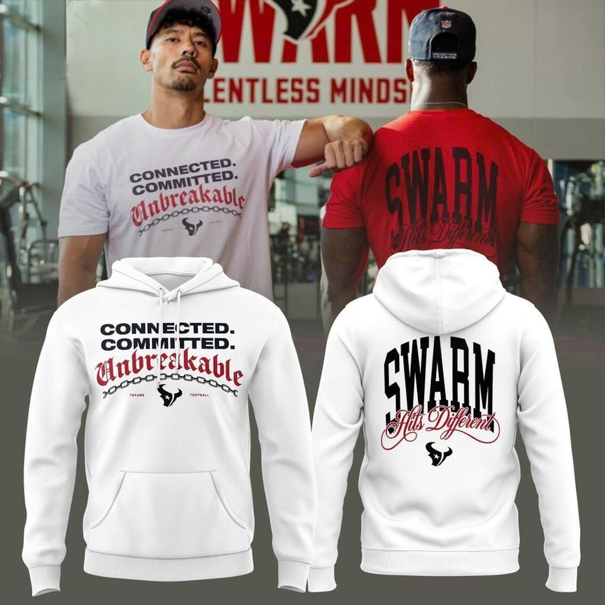 Musemora - Unisex Houston Texans Sweatshirt - Football