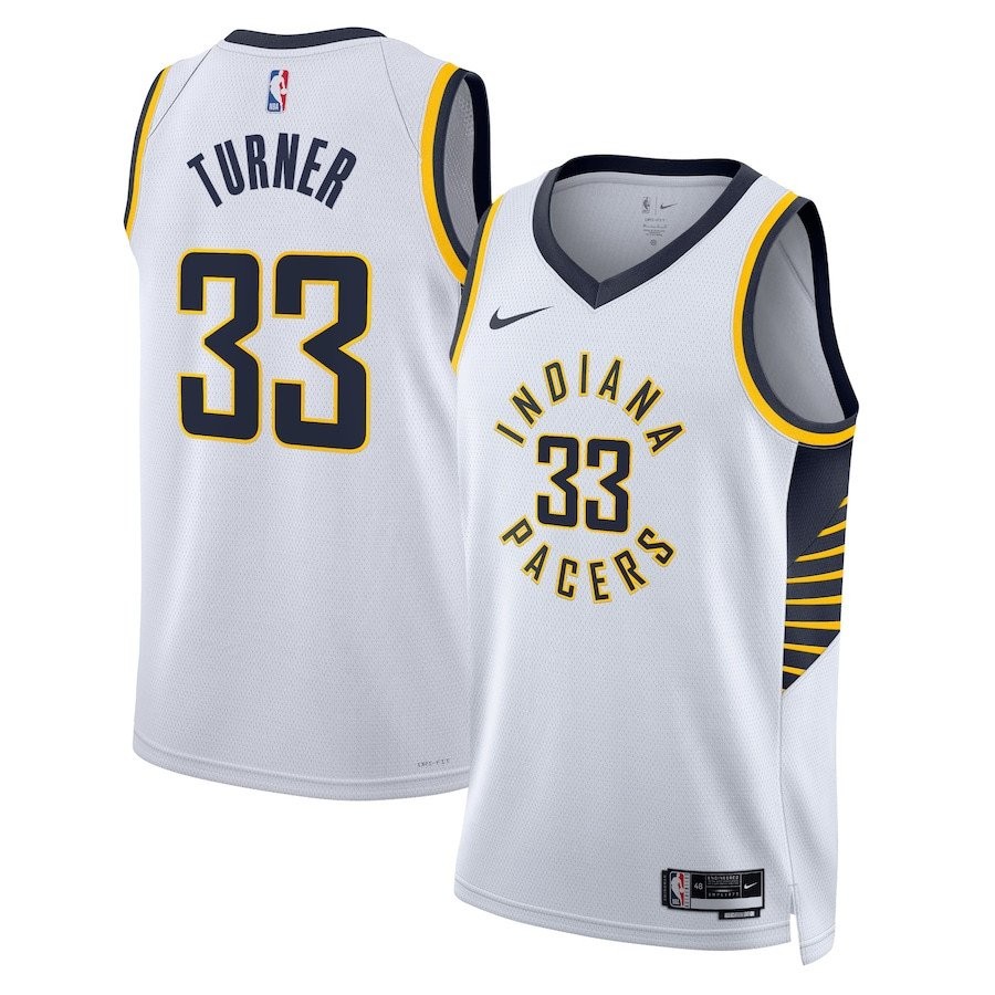Myles Turner 33 Indiana Pacers Unisex Swingman Jersey Association Edition White