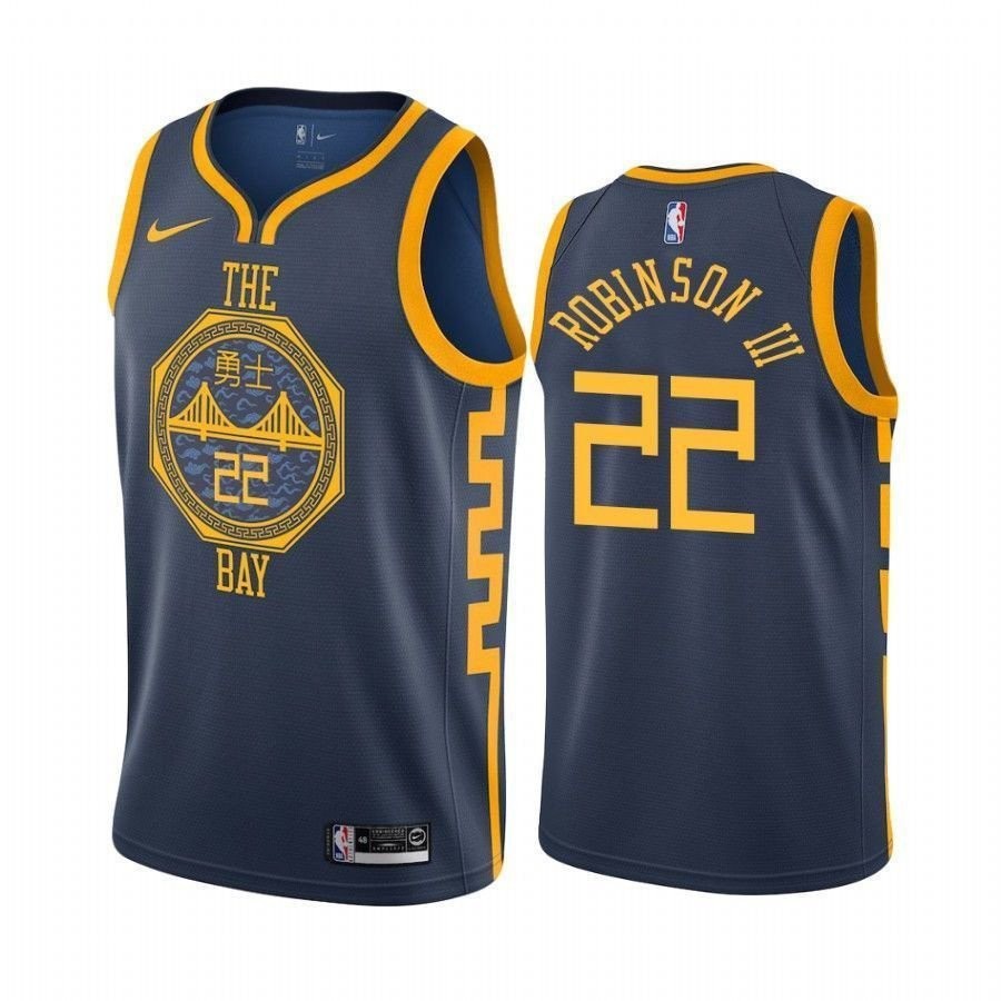 Golden State Warriors Glenn Robinson III 22 City Men's Jersey - Multicolor