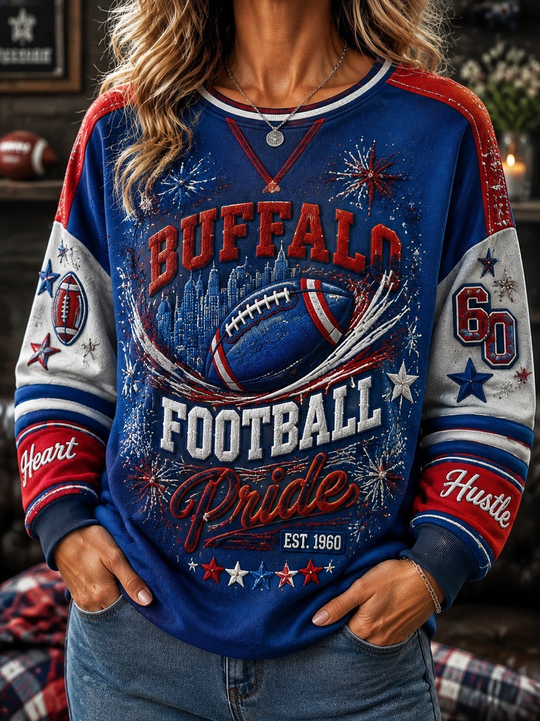 Musemora - Women's Buffalo Bills Sweatshirt
