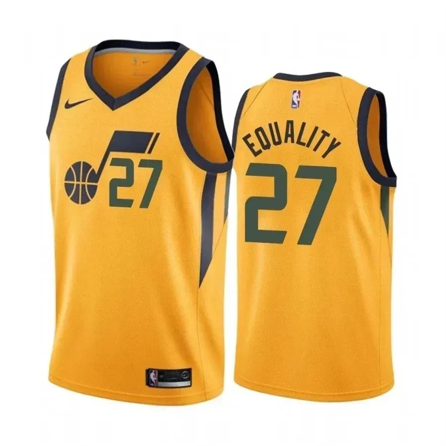 Men's Rudy Gobert Equality Utah Jazz State Jersey Multicolor S-3XL
