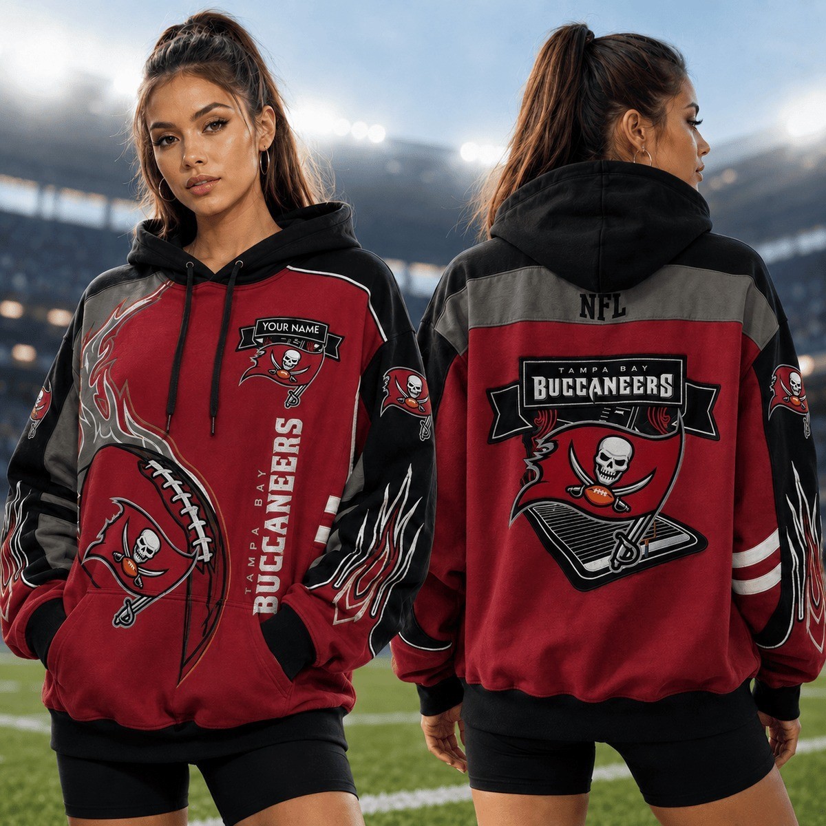 Musemora - Unisex Tampa Bay Buccaneers Hoodie - Game Day Football