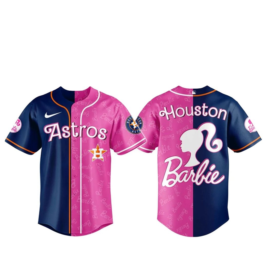 Houston Astros x Barbie Night Game 2026 Baseball Jersey