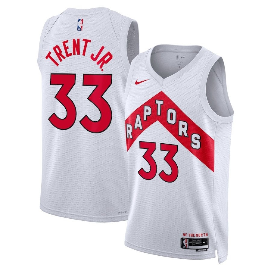 Gary Trent Jr. 33 Toronto Raptors Unisex Swingman Jersey Association Edition White