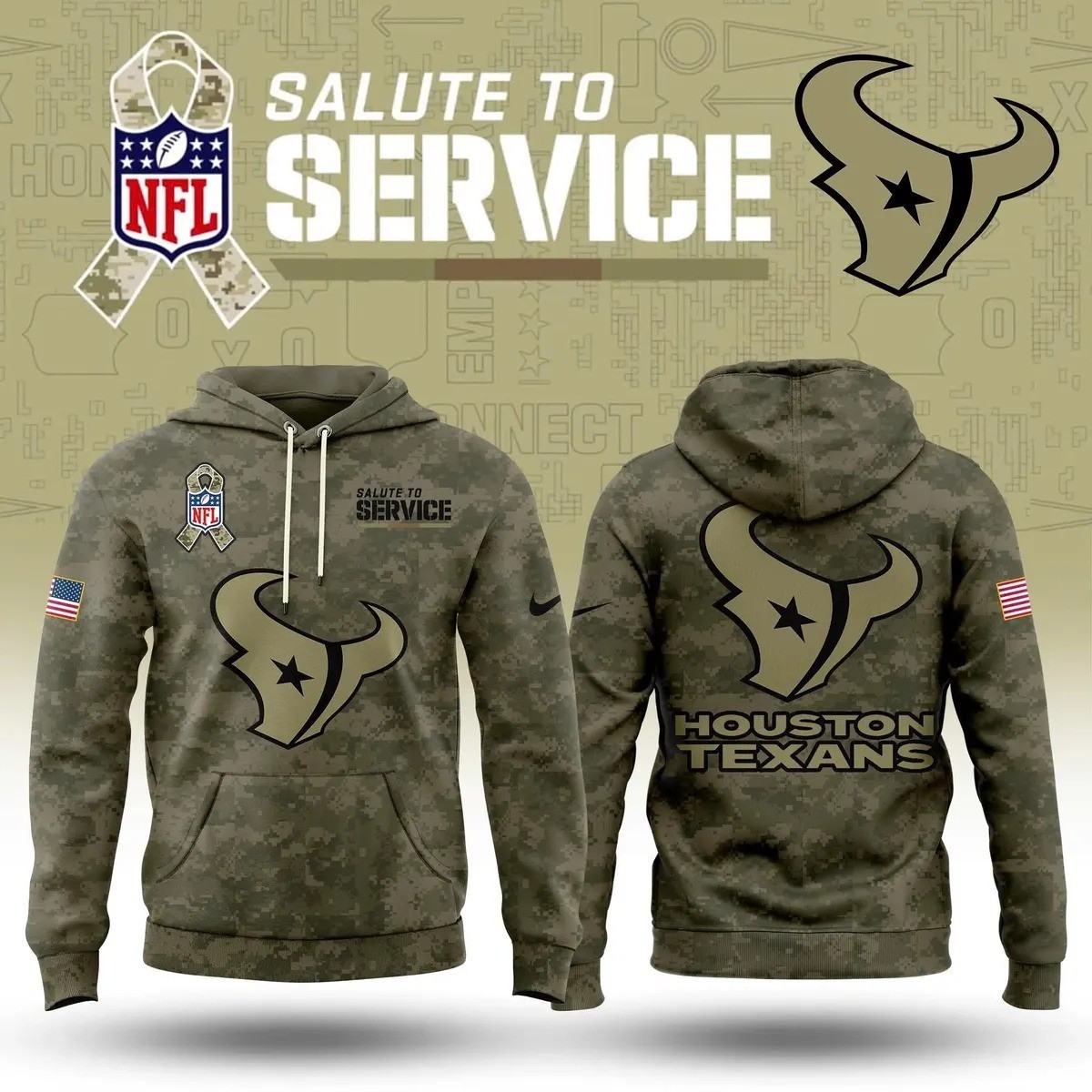 Musemora - Unisex Houston Texans Hoodie - Football