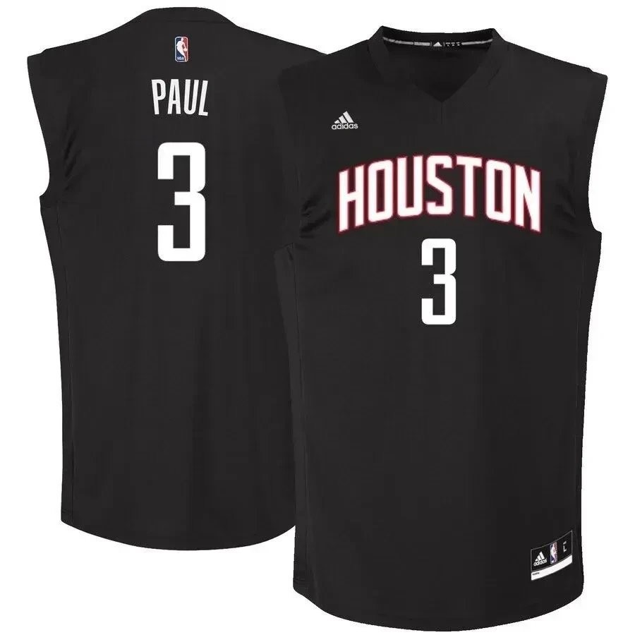 Chris Paul Houston Rockets Chase Fashion Jersey - Black