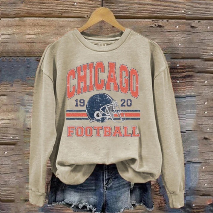 Musemora - Women's Chicago Bears Sweatshirt - Game Day Football