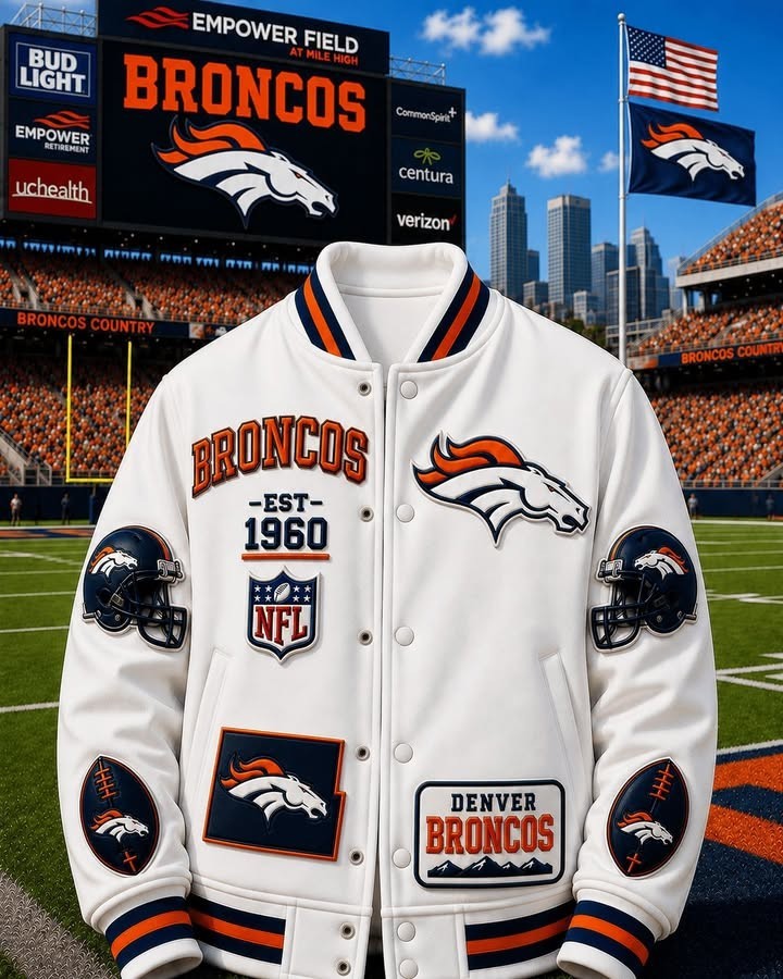 Musemora - Unisex Denver Broncos Jacket - Football