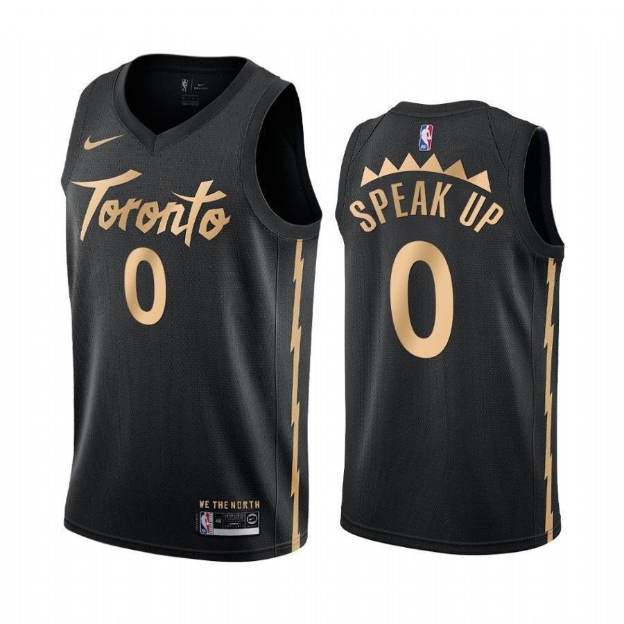 Terence Davis Speak Up Raptors City Multicolor Unisex Jersey - Adult Sizes S-3XL