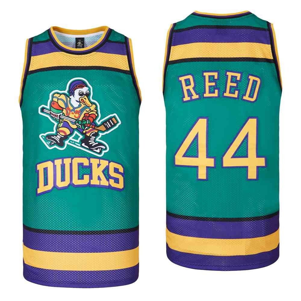Reed 44 Mighty Ducks Swingman Jersey Green Unisex Adult Sizes S-3XL