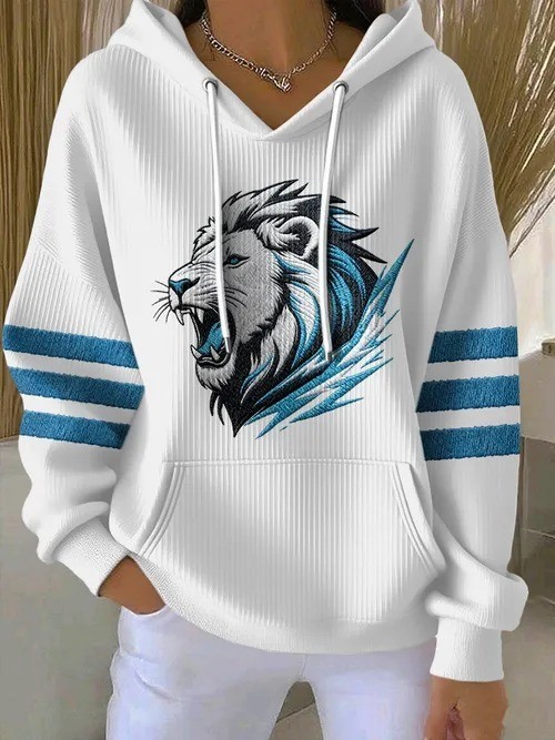 Musemora - Women's Detroit Lions Hoodie - Football