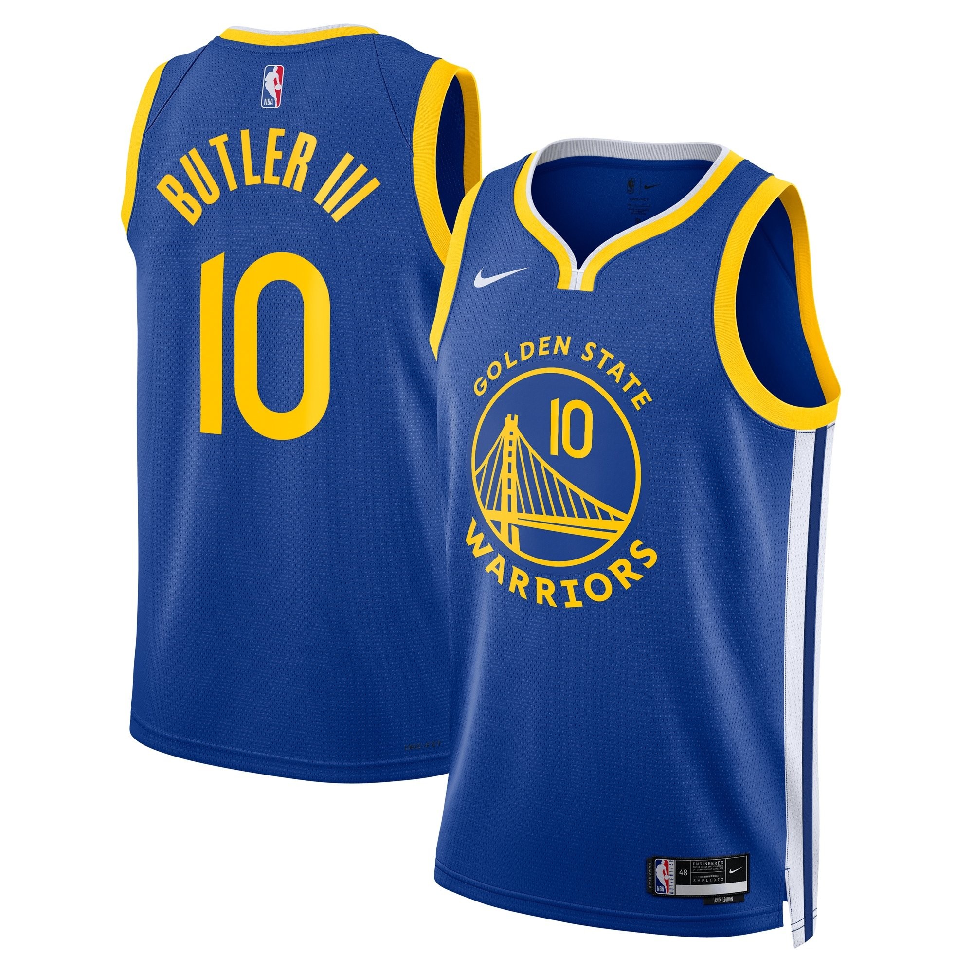 Golden State Warriors Icon Edition Swingman Jersey Royal Jimmy Butler III Unisex