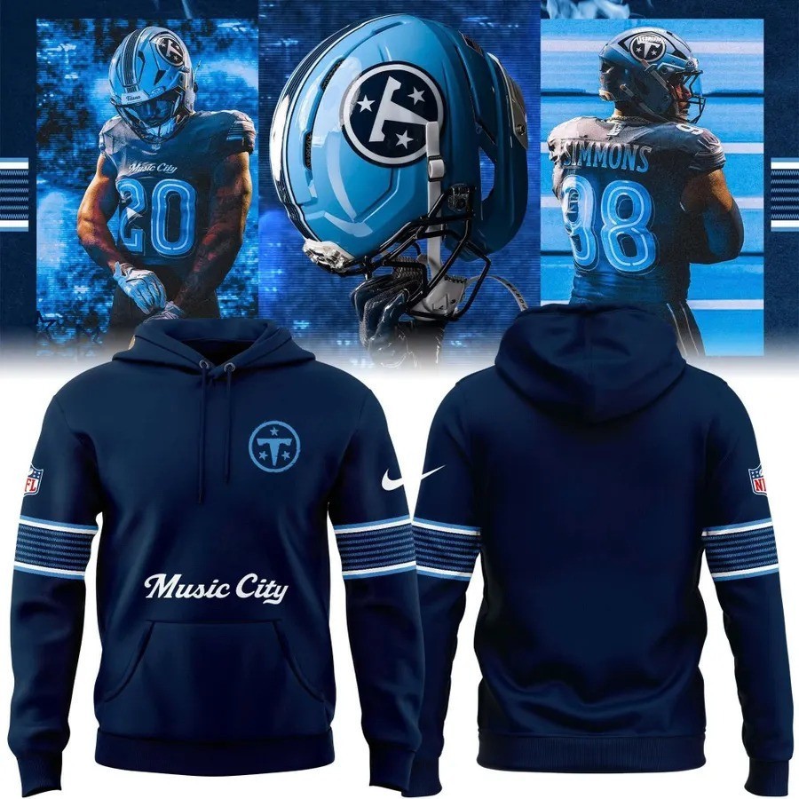 Musemora - Unisex Tennessee Titans Hoodie - Game Day Football