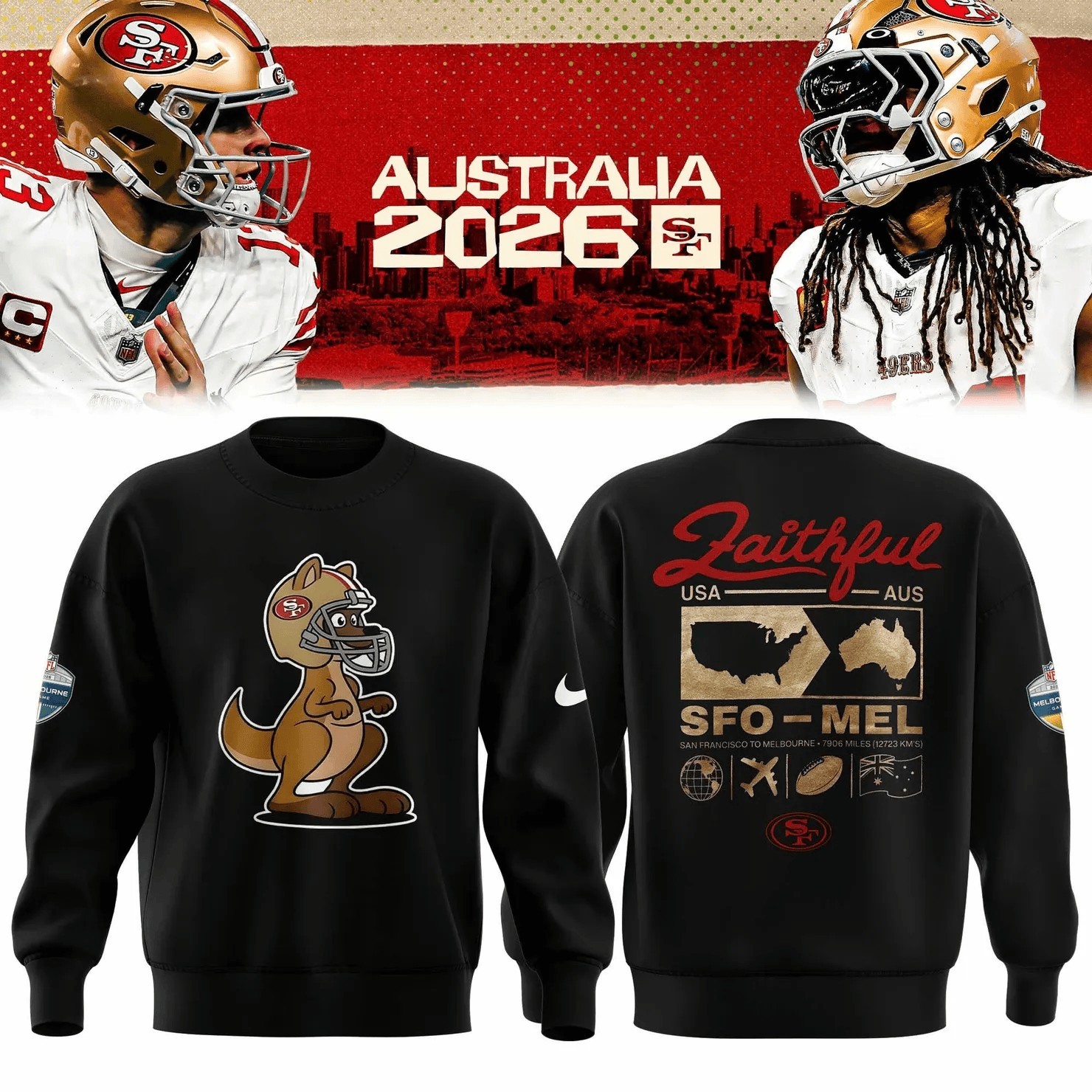Musemora - Men's San Francisco 49ers Sweatshirt