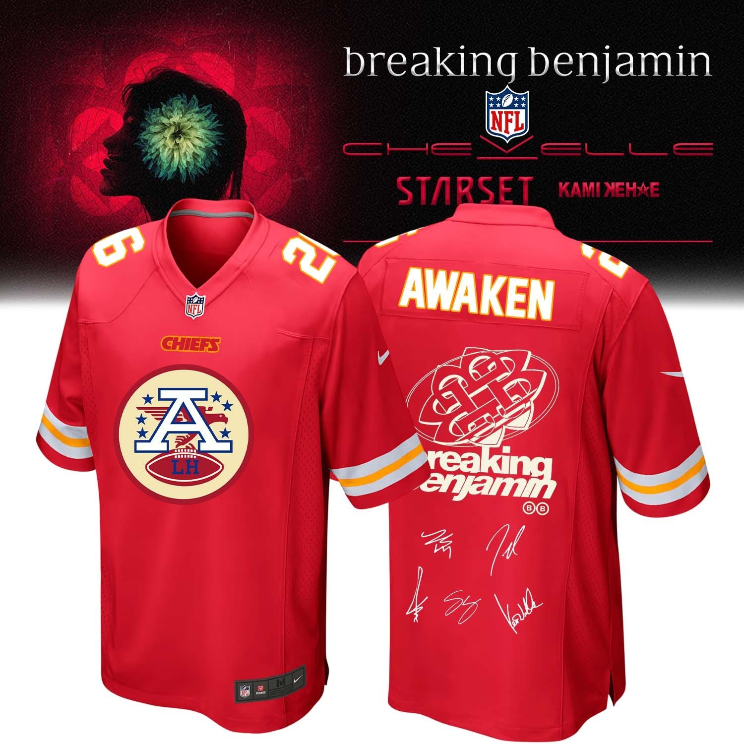 Musemora - Unisex Kansas City Chiefs Jersey - Football