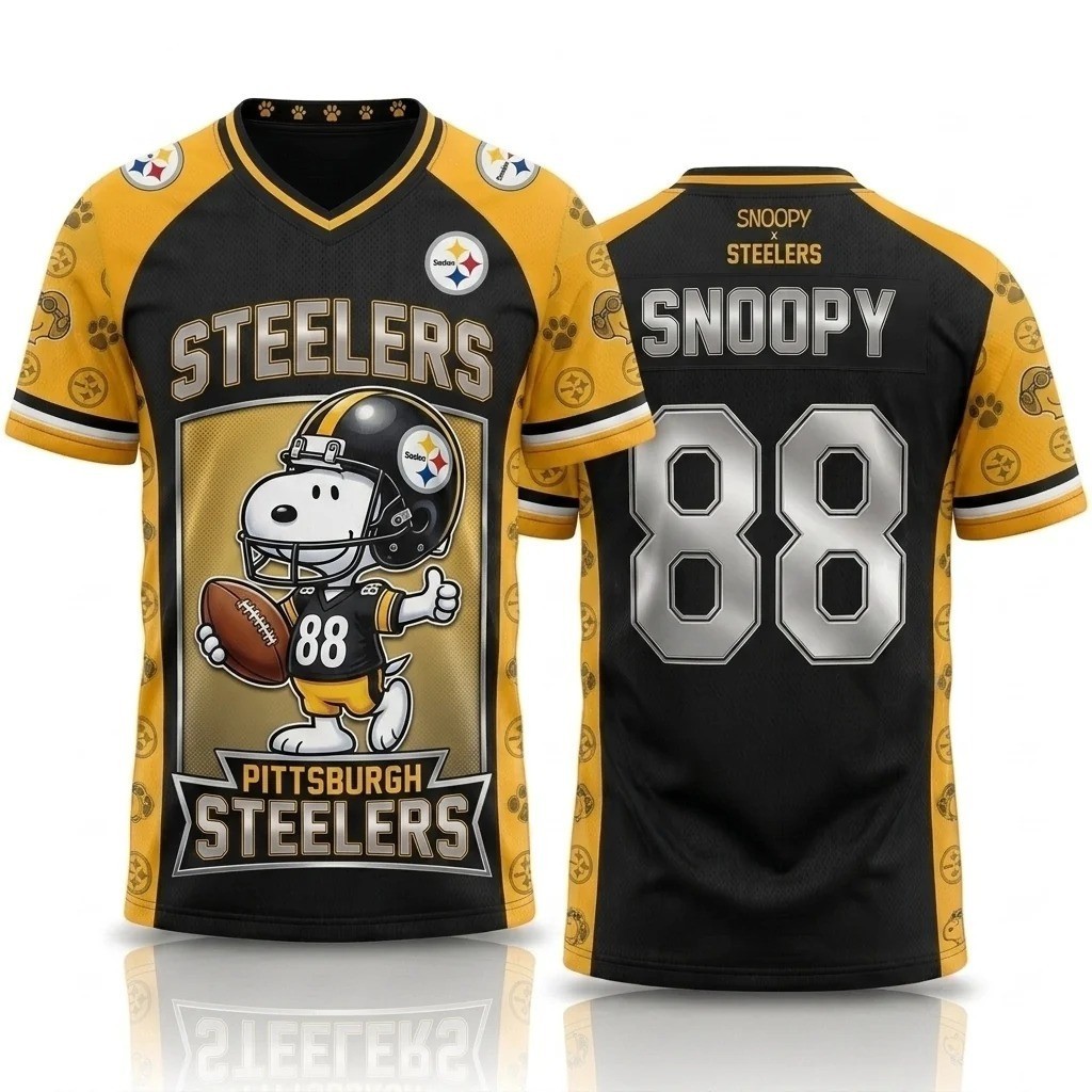 Musemora - Unisex Pittsburgh Steelers Jersey - Game Day Football