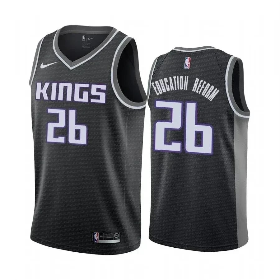 Men's Kent Bazemore Education Reform Kings State Jersey Multicolor S-3XL