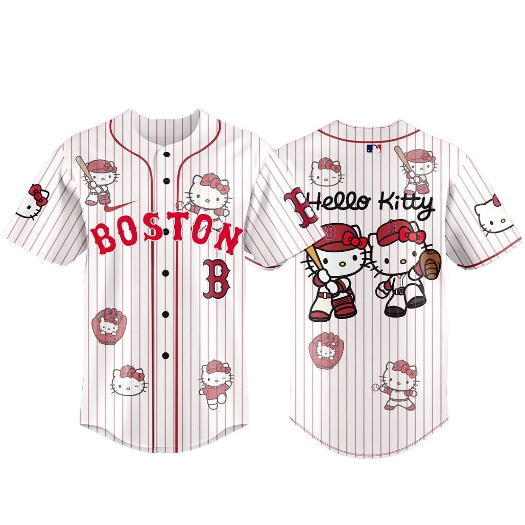 Boston Red Sox x Hello Kitty 2026 Baseball Jersey