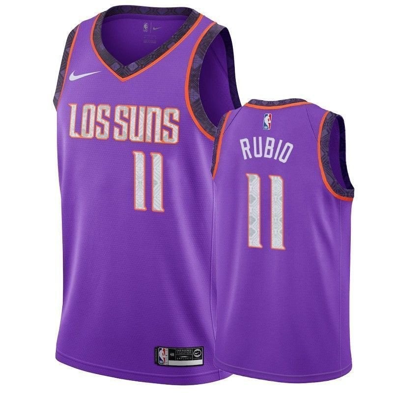 Phoenix Suns Ricky Rubio #11 City Edition Men's Basketball Jersey Multicolor