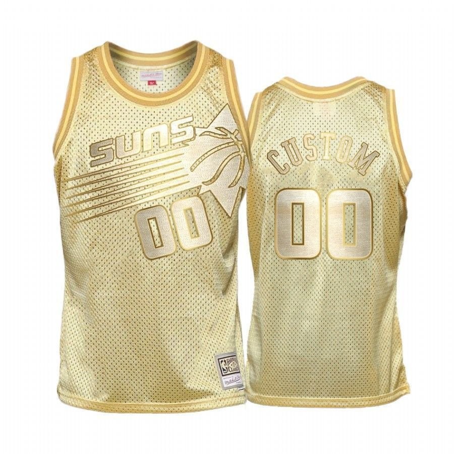 Men's Custom Phoenix Suns Golden HWC Jersey - Multicolor, Sizes S-3XL