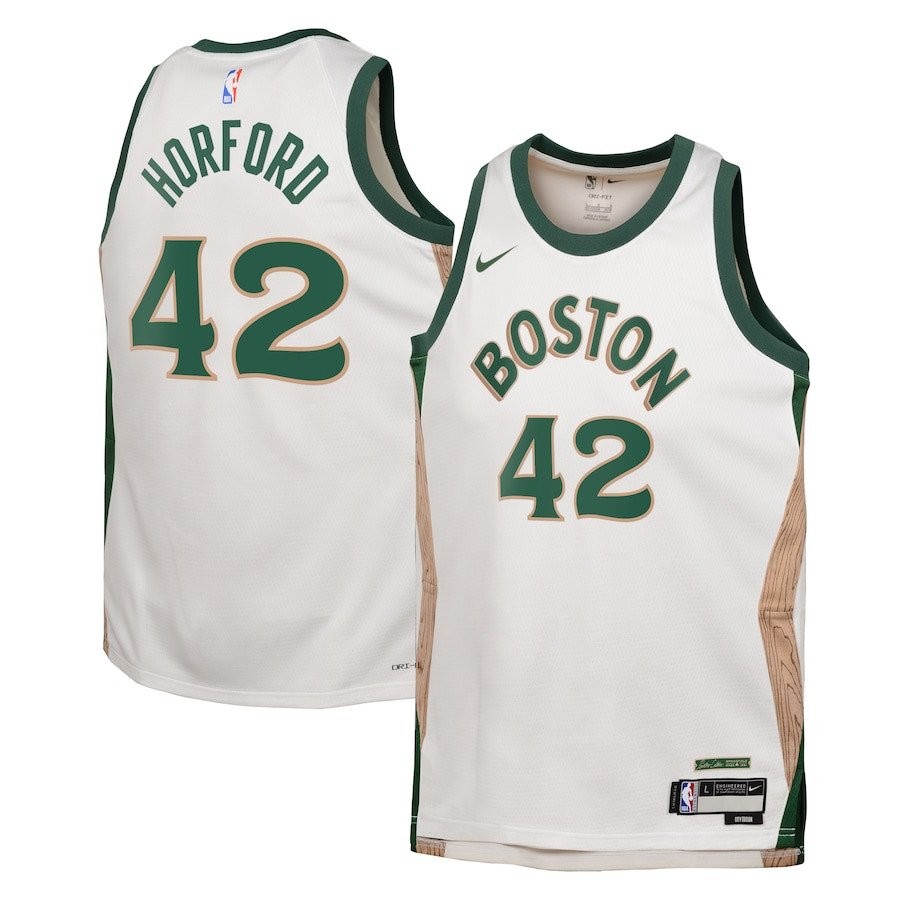 Al Horford 42 Boston Celtics 2023/24 City Edition Swingman Youth Jersey White S-3XL